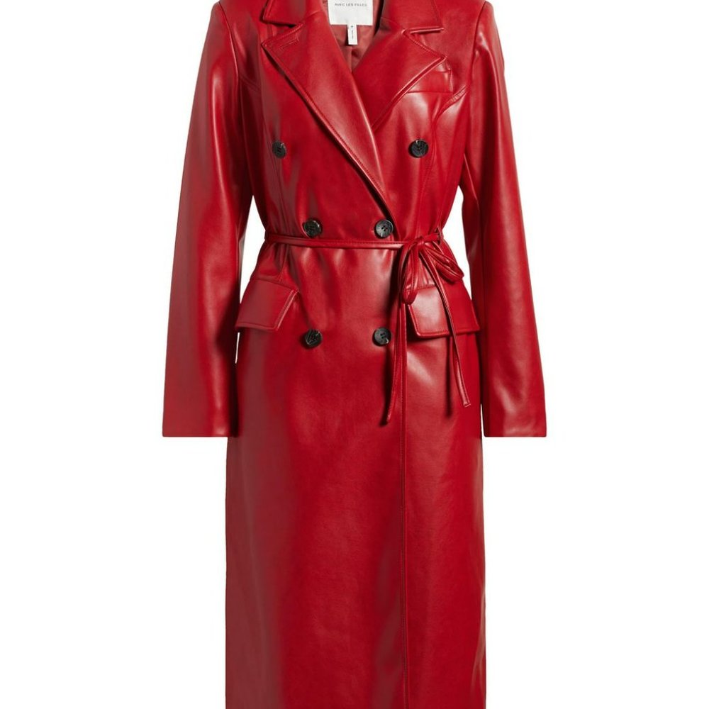 Red Trench Coat